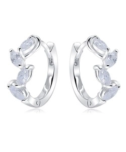 Silver Hoop Earring HO-2635